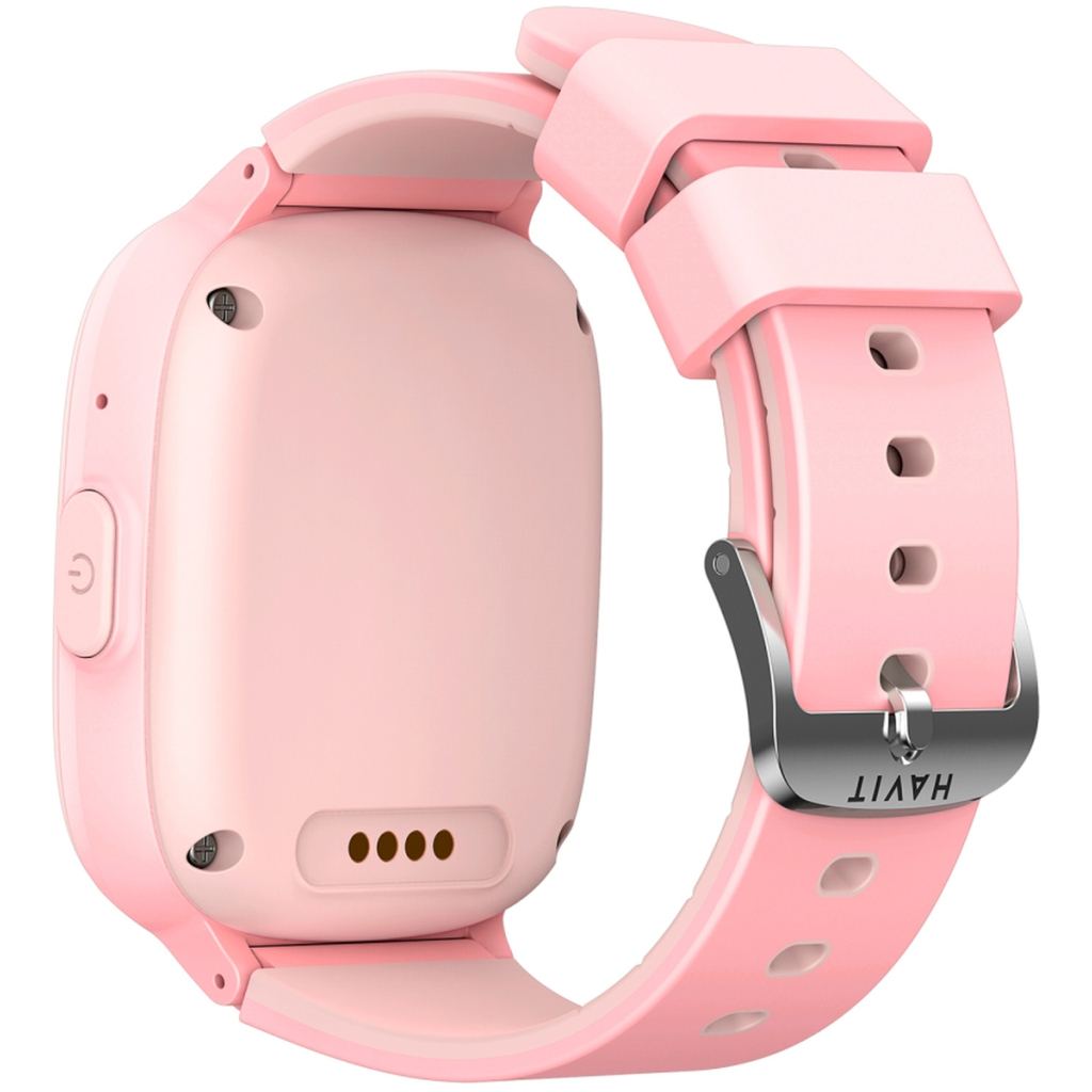 Смарт-годинник Havit HV-KW11 IP67, GPS, 4G Pink (HV-KW11 Pink) - фото 5 Смарт-годинник Havit HV-KW11 IP67, GPS, 4G Pink (HV-KW11 Pink) - фото 5