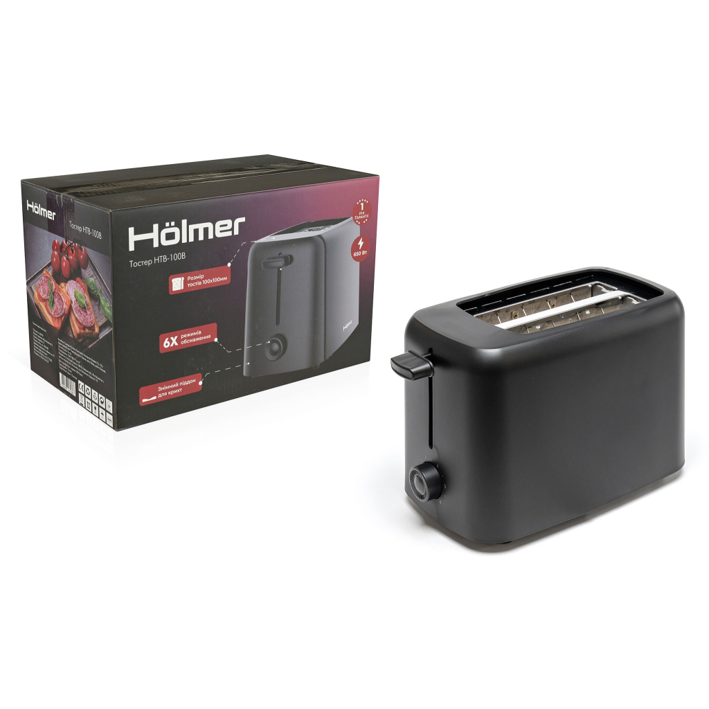 Тостер Hölmer HTB-100B - фото 9 Тостер Hölmer HTB-100B - фото 9