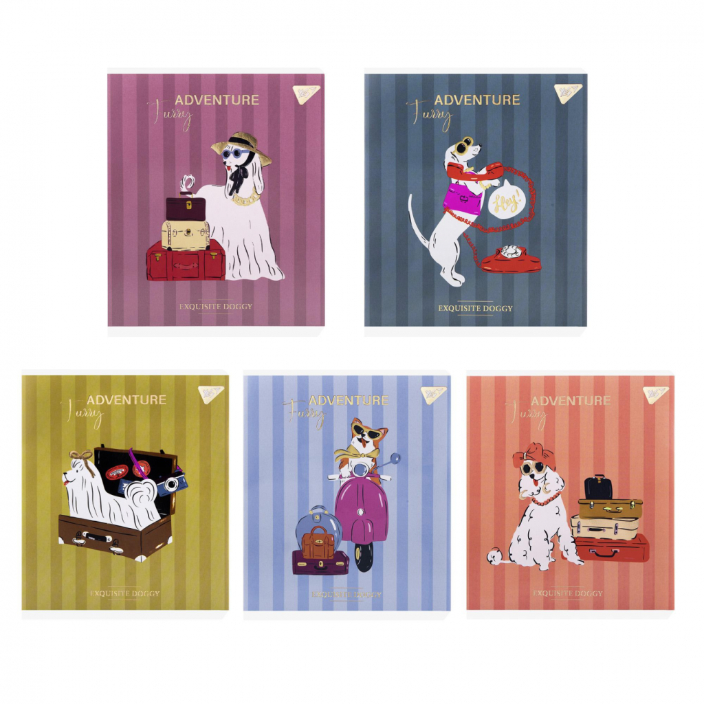 Зошит Yes Exquisite doggy А5 24 аркушів клітинка (767536) Зошит Yes Exquisite doggy А5 24 аркушів клітинка (767536)