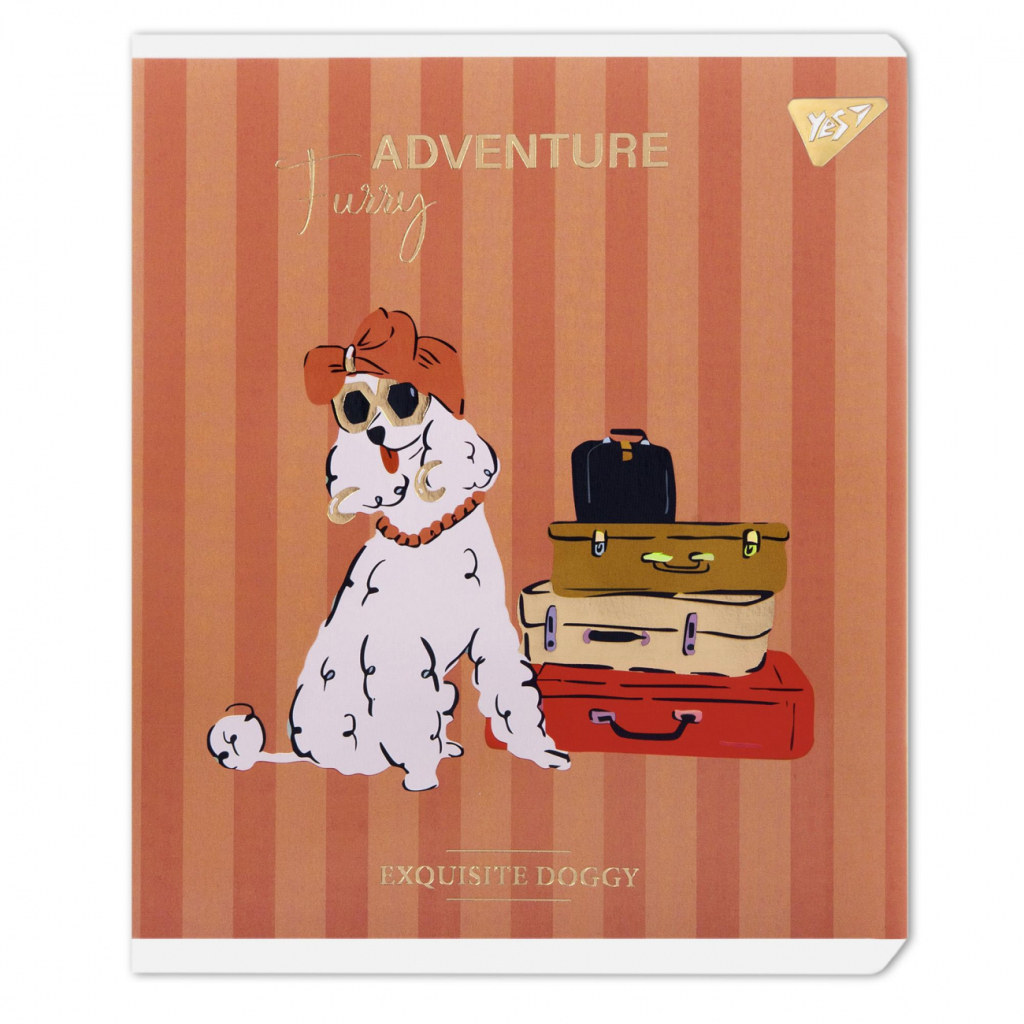 Зошит Yes Exquisite doggy А5 24 аркушів клітинка (767536) - фото 12 Зошит Yes Exquisite doggy А5 24 аркушів клітинка (767536) - фото 12