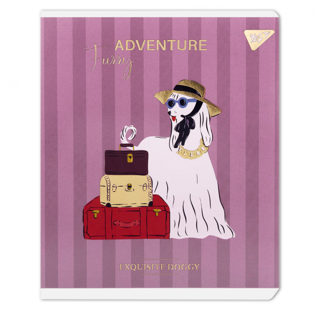 Зошит Yes Exquisite doggy А5 24 аркушів клітинка (767536) - фото 2 Зошит Yes Exquisite doggy А5 24 аркушів клітинка (767536) - фото 2