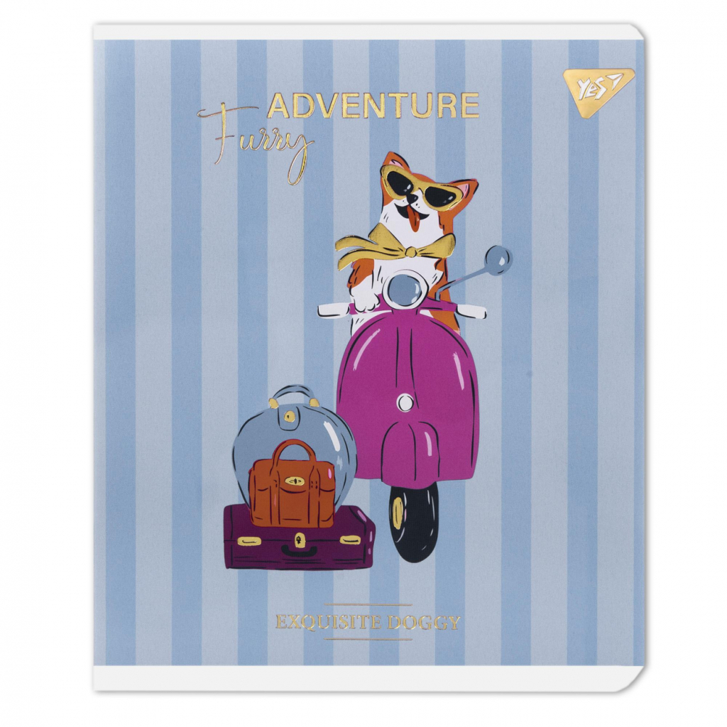 Зошит Yes Exquisite doggy А5 24 аркушів клітинка (767536) - фото 9 Зошит Yes Exquisite doggy А5 24 аркушів клітинка (767536) - фото 9