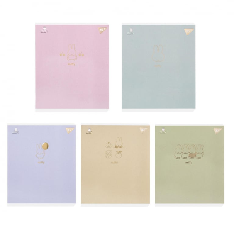 Зошит Yes Gold Miffy А5 24 аркушів клітинка (767537) - фото 1