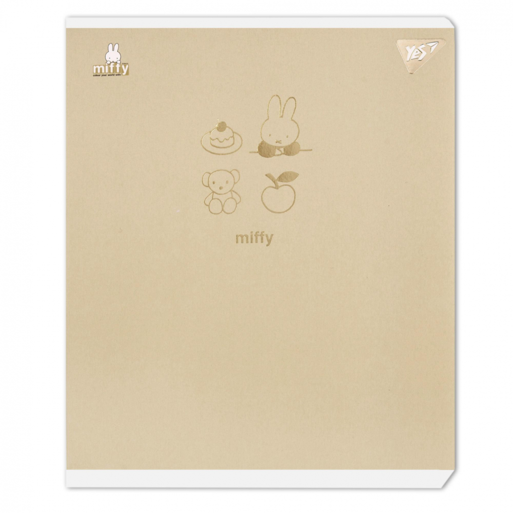 Зошит Yes Gold Miffy А5 24 аркушів клітинка (767537) - фото 12 Зошит Yes Gold Miffy А5 24 аркушів клітинка (767537) - фото 12