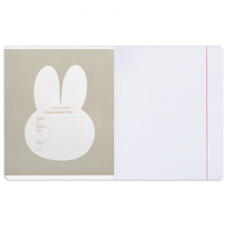 Зошит Yes Gold Miffy А5 24 аркушів клітинка (767537) - фото 4