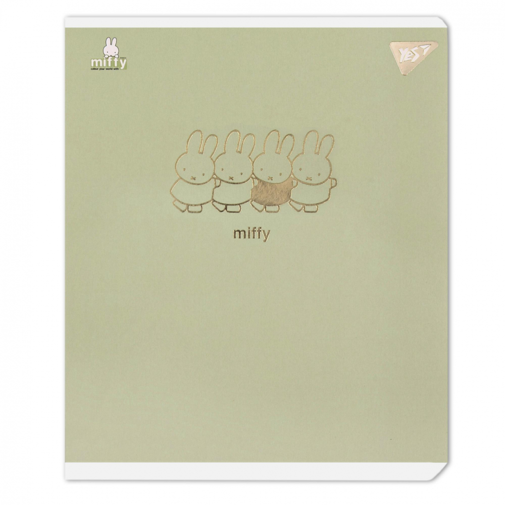 Зошит Yes Gold Miffy А5 24 аркушів клітинка (767537) - фото 6 Зошит Yes Gold Miffy А5 24 аркушів клітинка (767537) - фото 6