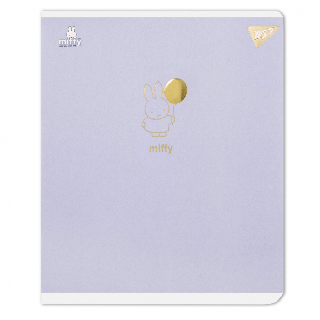 Зошит Yes Gold Miffy А5 24 аркушів клітинка (767537) - фото 9 Зошит Yes Gold Miffy А5 24 аркушів клітинка (767537) - фото 9