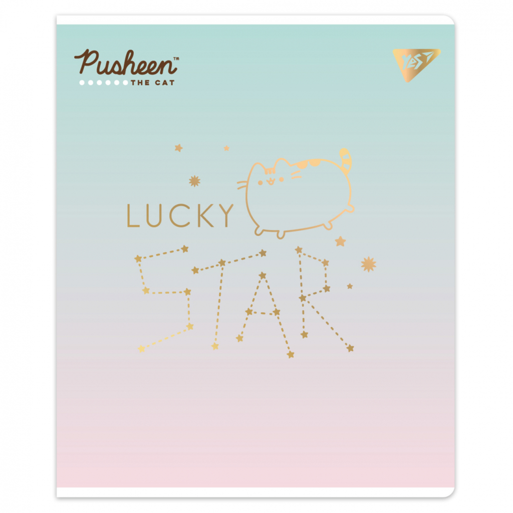 Зошит Yes Goldstar Pusheen 24 аркушів лінія (767544) - фото 2 Зошит Yes Goldstar Pusheen 24 аркушів лінія (767544) - фото 2