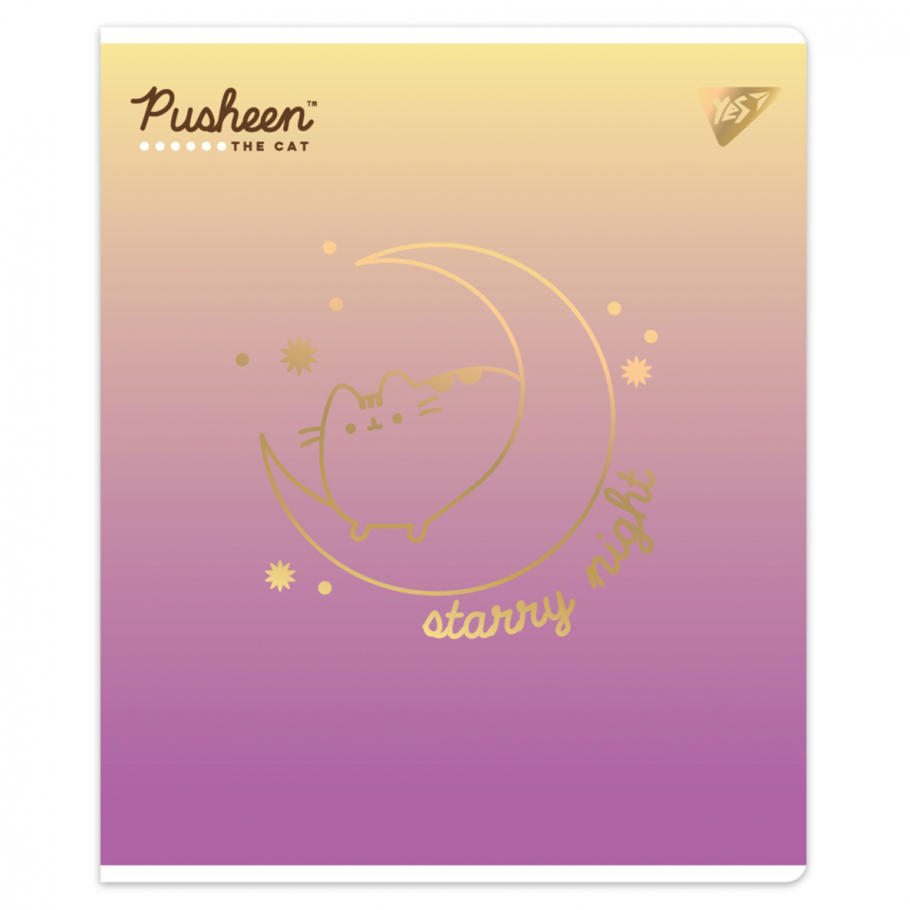 Зошит Yes Goldstar Pusheen 24 аркушів лінія (767544) - фото 6 Зошит Yes Goldstar Pusheen 24 аркушів лінія (767544) - фото 6