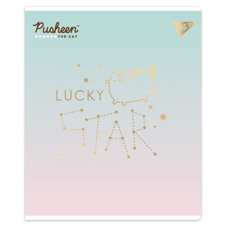 Зошит Yes Goldstar Pusheen А5 12 аркушів клітинка (767493) - фото 2