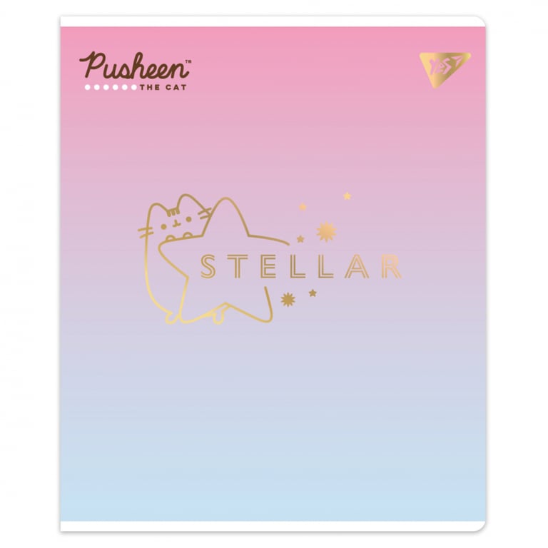 Зошит Yes Goldstar Pusheen А5 12 аркушів клітинка (767493) - фото 3