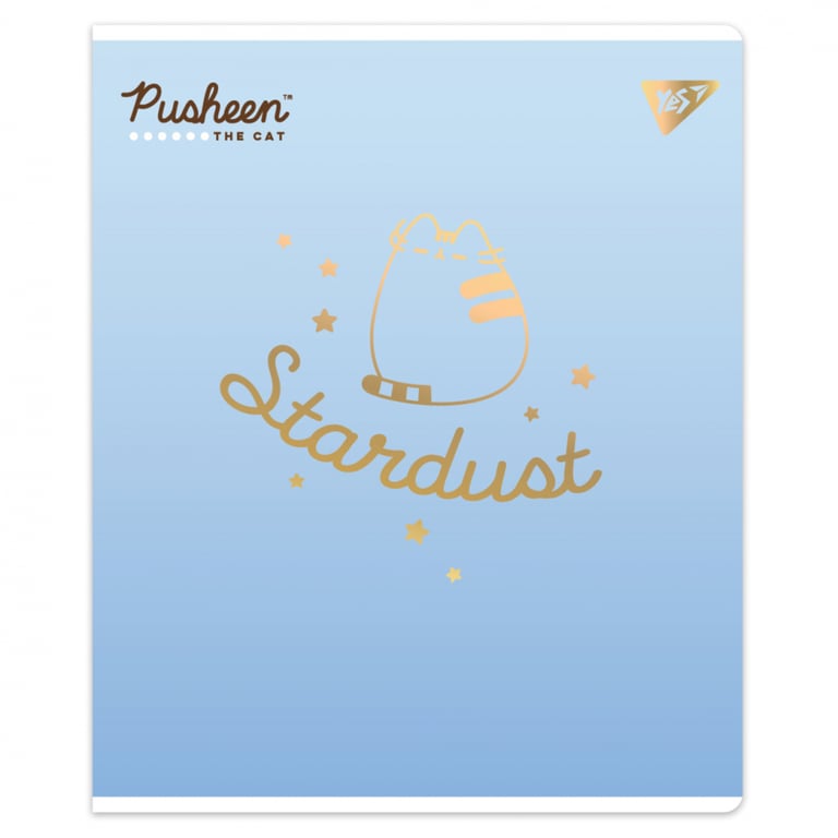 Зошит Yes Goldstar Pusheen А5 12 аркушів клітинка (767493) - фото 4