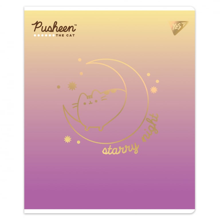 Зошит Yes Goldstar Pusheen А5 12 аркушів клітинка (767493) - фото 6