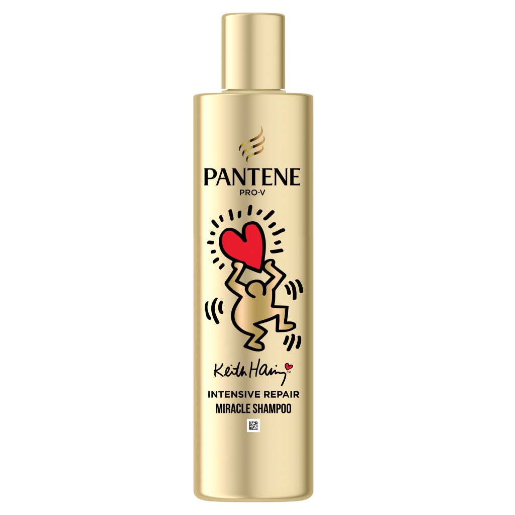 Шампунь Pantene Pro-V Keith Haring Artist Edition Інтенсивне відновлення 250 мл (8700216779494) - фото 1