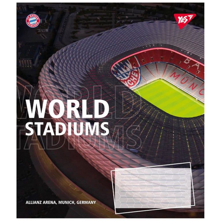 Зошит Yes World stadium А5 60 аркушів клітинка (767148) - фото 6