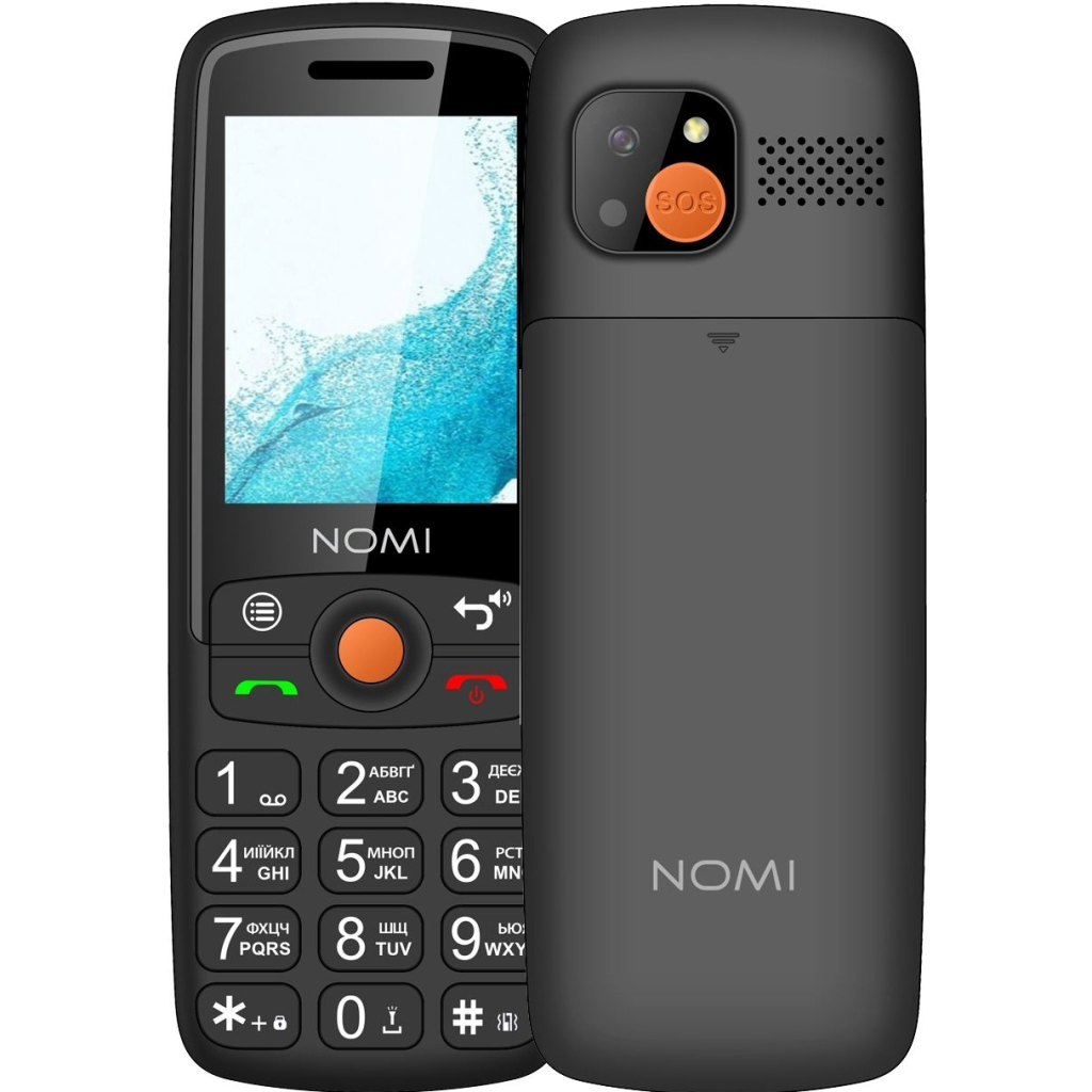 Мобільний телефон Nomi i2440 Black - фото 1 Мобільний телефон Nomi i2440 Black - фото 1