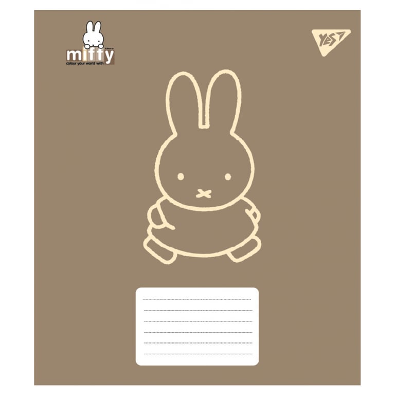 Зошит Yes Miffy Bunny А5 18 аркушів клітинка (767620) - фото 3