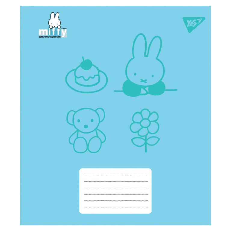 Зошит Yes Miffy Bunny А5 18 аркушів клітинка (767620) - фото 4