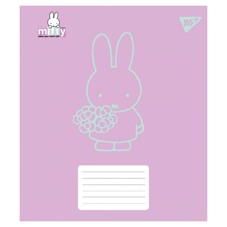 Зошит Yes Miffy Bunny А5 18 аркушів клітинка (767620) - фото 5