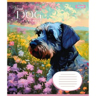 Зошит 1 вересня Floral dog А5 12 аркушів лінія (766943) - фото 3