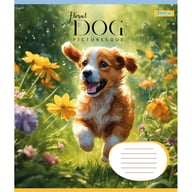 Зошит 1 вересня Floral dog А5 12 аркушів лінія (766943) - фото 5