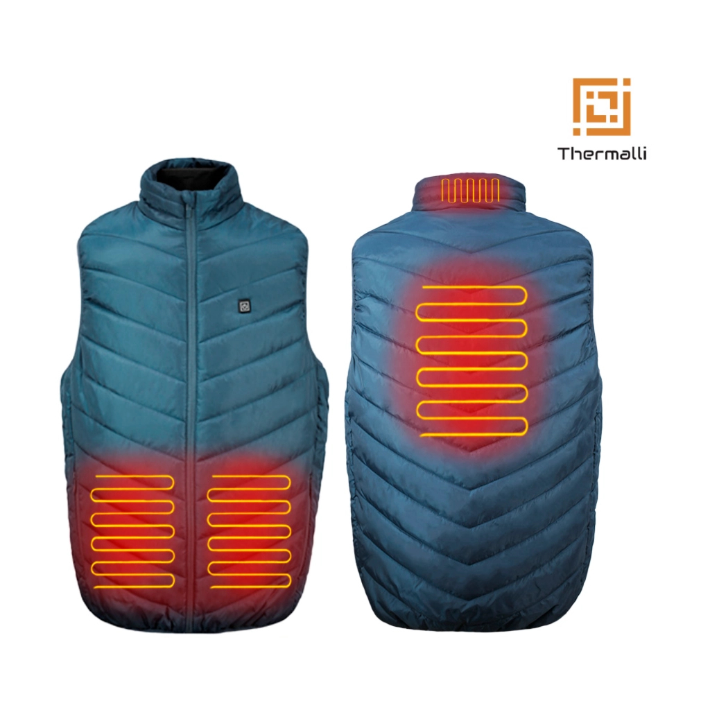 Жилет з підігрівом Thermalli Val Cenis синій L (10100105-44L) - фото 3 Жилет з підігрівом Thermalli Val Cenis синій L (10100105-44L) - фото 3
