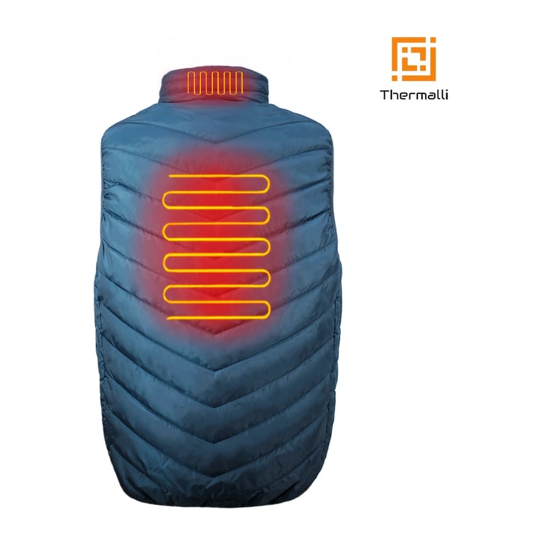Жилет з підігрівом Thermalli Val Cenis синій XXL (10100105-44XXL) - фото 2