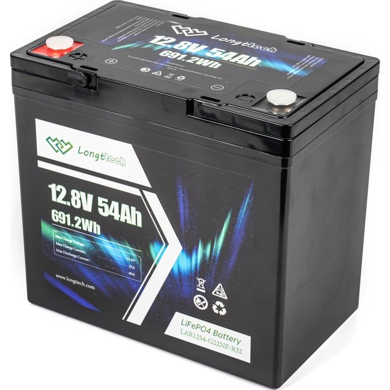 Батарея LiFePo4 Longttech 12.8V - 54Ah (LAR1254-G22NF-R32) - фото 4