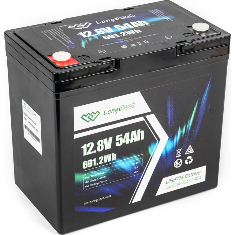 Батарея LiFePo4 Longttech 12.8V - 54Ah (LAR1254-G22NF-R32) - фото 5
