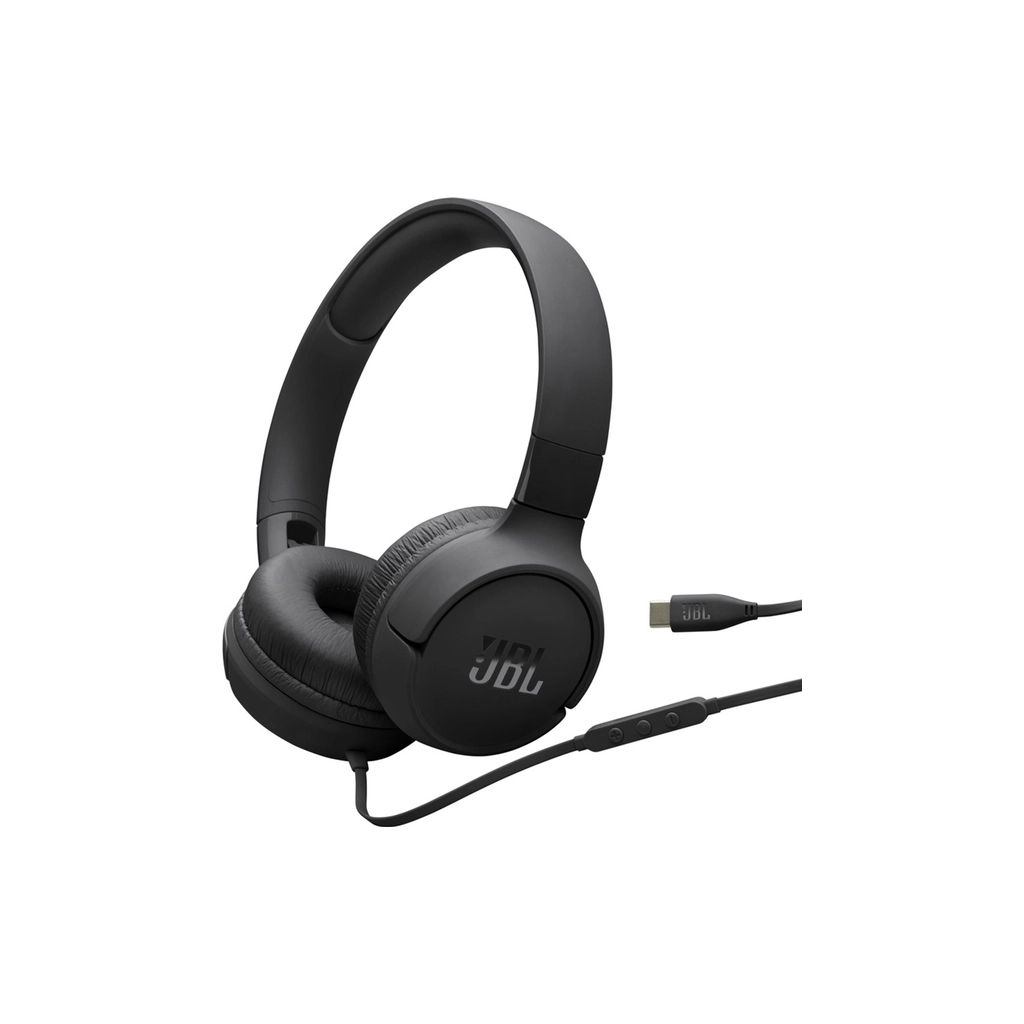 Навушники JBL Tune 520C USB-C Black (JBLT520CBLK) - фото 1