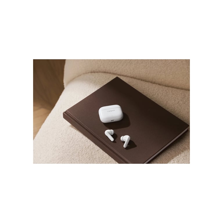 Навушники Oppo Enco Buds3 Pro Glaze White (ETEK1 Glaze White) - фото 8