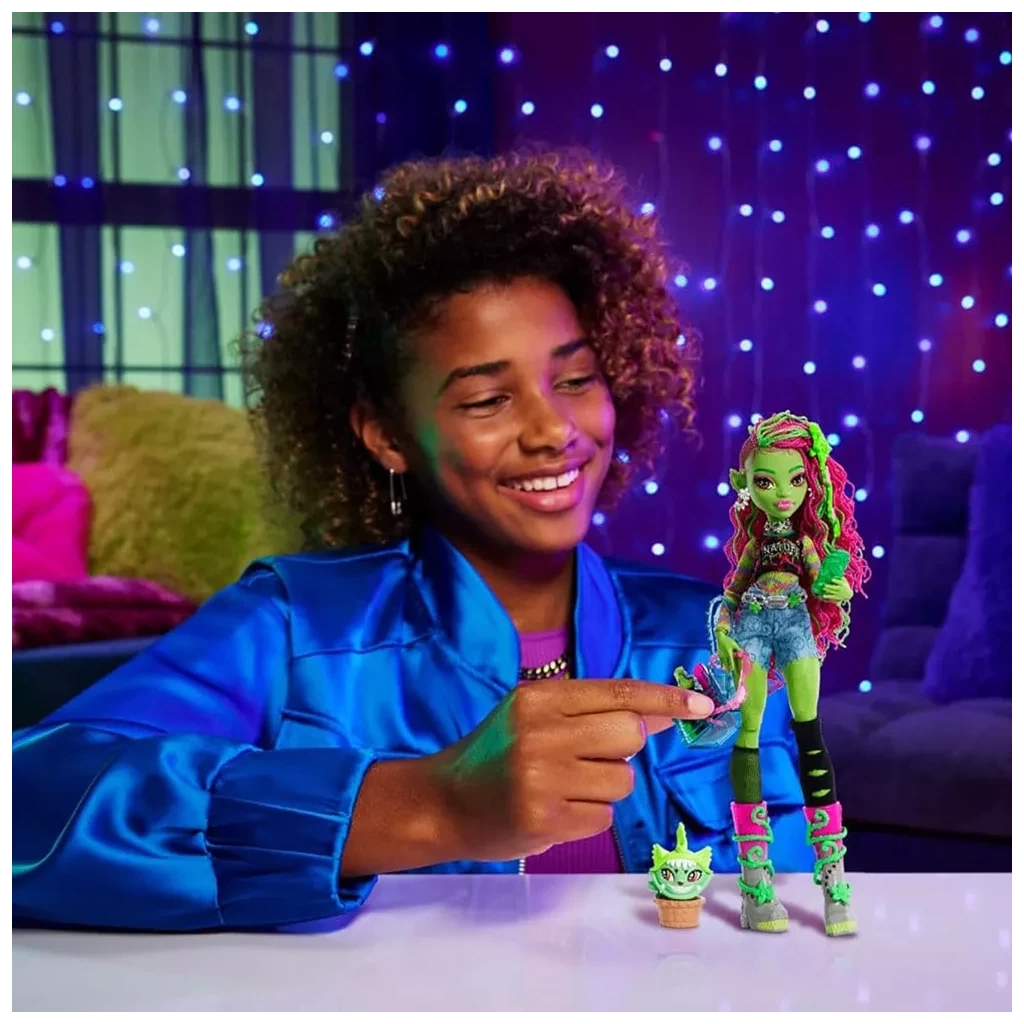 Лялька Monster High Монстро-класика Венера (HRP81) - фото 6 Лялька Monster High Монстро-класика Венера (HRP81) - фото 6