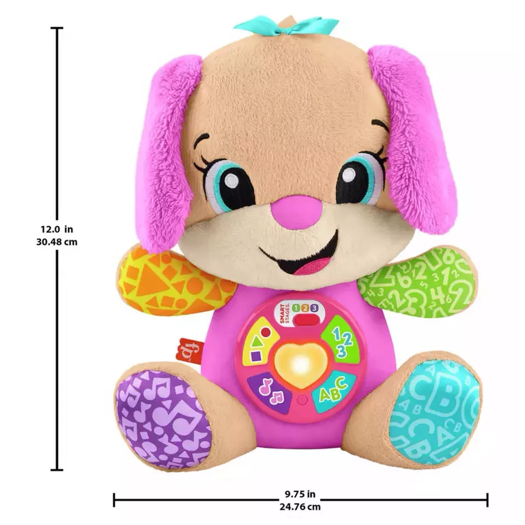 Розвиваюча іграшка Fisher-Price Smart Stages Сестричка розумного цуценя багатомовна (JFD32) - фото 4 Розвиваюча іграшка Fisher-Price Smart Stages Сестричка розумного цуценя багатомовна (JFD32) - фото 4