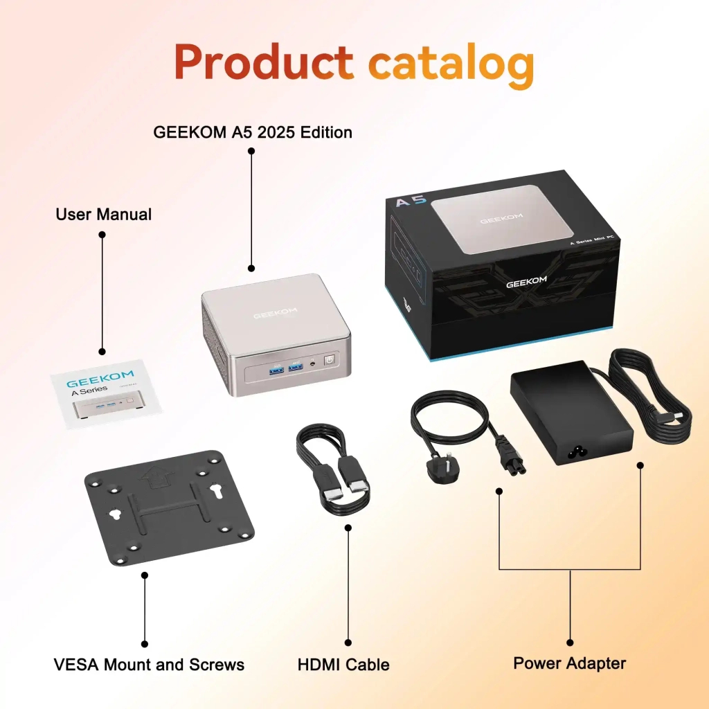 Комп'ютер GEEKOM Mimi PC A5 / Ryzen7 5825U, 16, 512, W11Pro (GMA5R75825U-16512-EU) - фото 8 Комп'ютер GEEKOM Mimi PC A5 / Ryzen7 5825U, 16, 512, W11Pro (GMA5R75825U-16512-EU) - фото 8