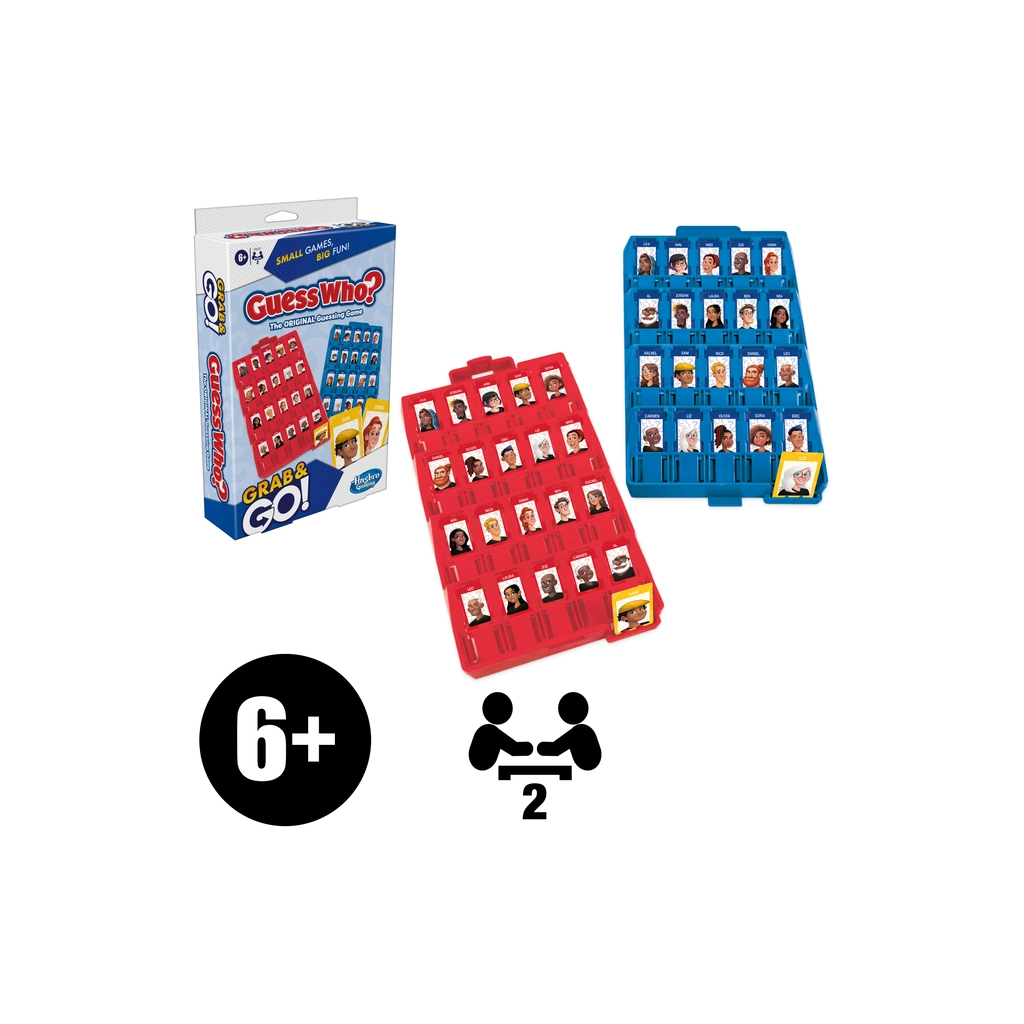 Настільна гра Hasbro дорожня Вгадай хто? (F8257) - фото 3 Настільна гра Hasbro дорожня Вгадай хто? (F8257) - фото 3