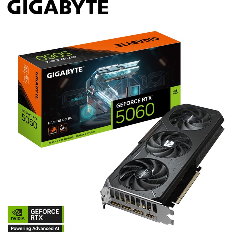 Відеокарта GIGABYTE GeForce RTX5060 8Gb GAMING OC (GV-N5060GAMING OC-8GD) - фото 11