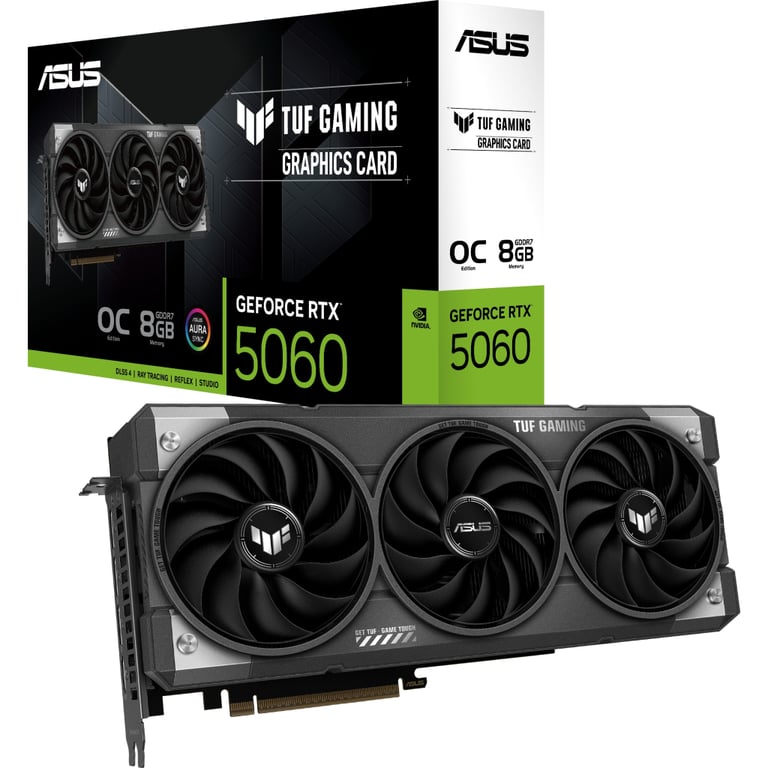 Відеокарта ASUS GeForce RTX5060 8Gb TUF GAMING OC (TUF-RTX5060-O8G-GAMING) - фото 11
