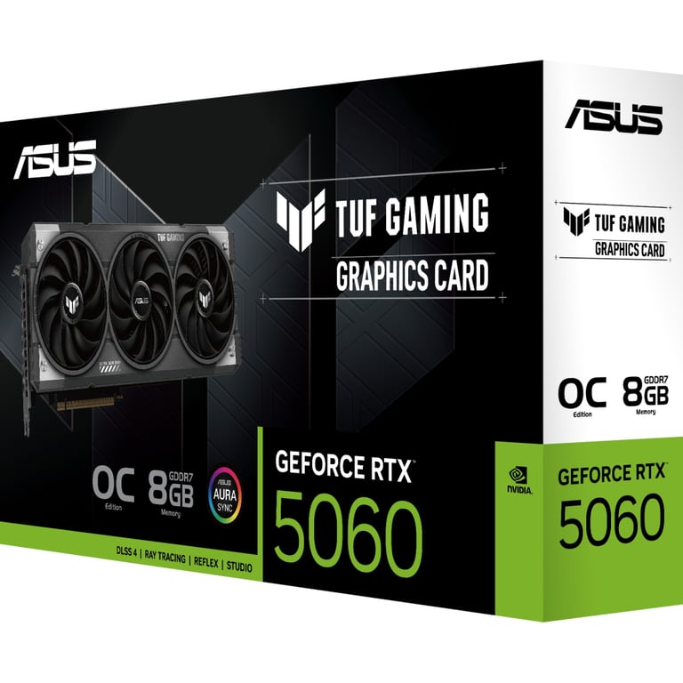 Відеокарта ASUS GeForce RTX5060 8Gb TUF GAMING OC (TUF-RTX5060-O8G-GAMING) - фото 10