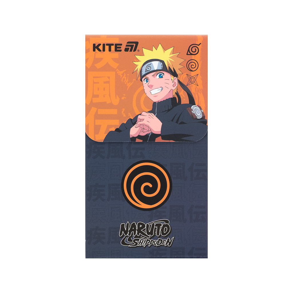 Блокнот Kite на магніті Naruto 60 аркушів, клітинка (NR24-092) Блокнот Kite на магніті Naruto 60 аркушів, клітинка (NR24-092)