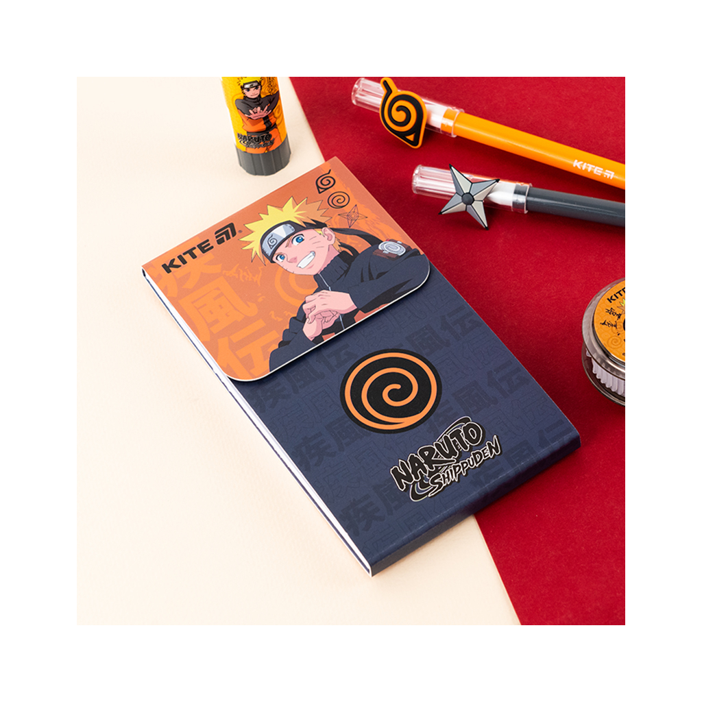 Блокнот Kite на магніті Naruto 60 аркушів, клітинка (NR24-092) - фото 5 Блокнот Kite на магніті Naruto 60 аркушів, клітинка (NR24-092) - фото 5