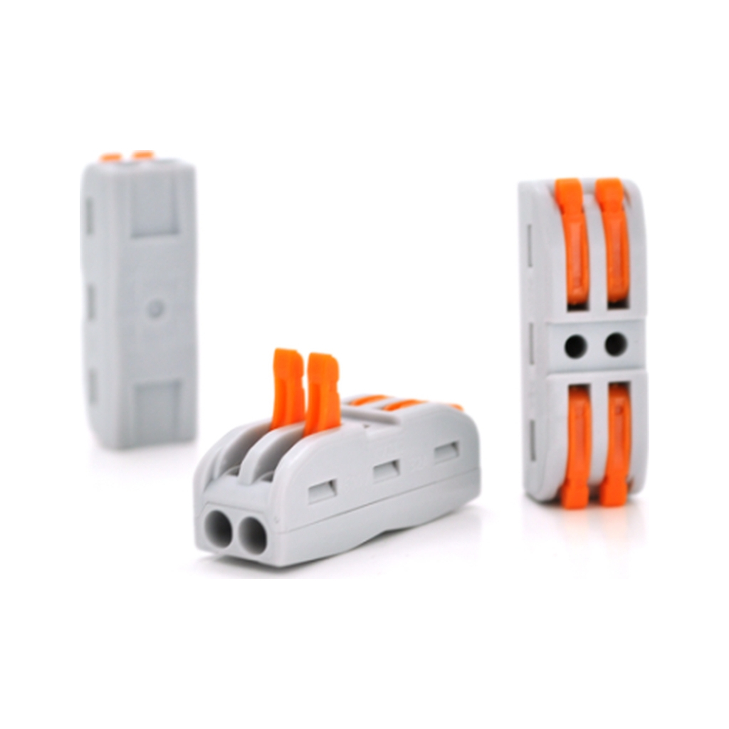 З%27єднувач кабелю 2-pin аналог WAGO K212, 15штпак Voltronic (K212/15) З%27єднувач кабелю 2-pin аналог WAGO K212, 15штпак Voltronic (K212/15)