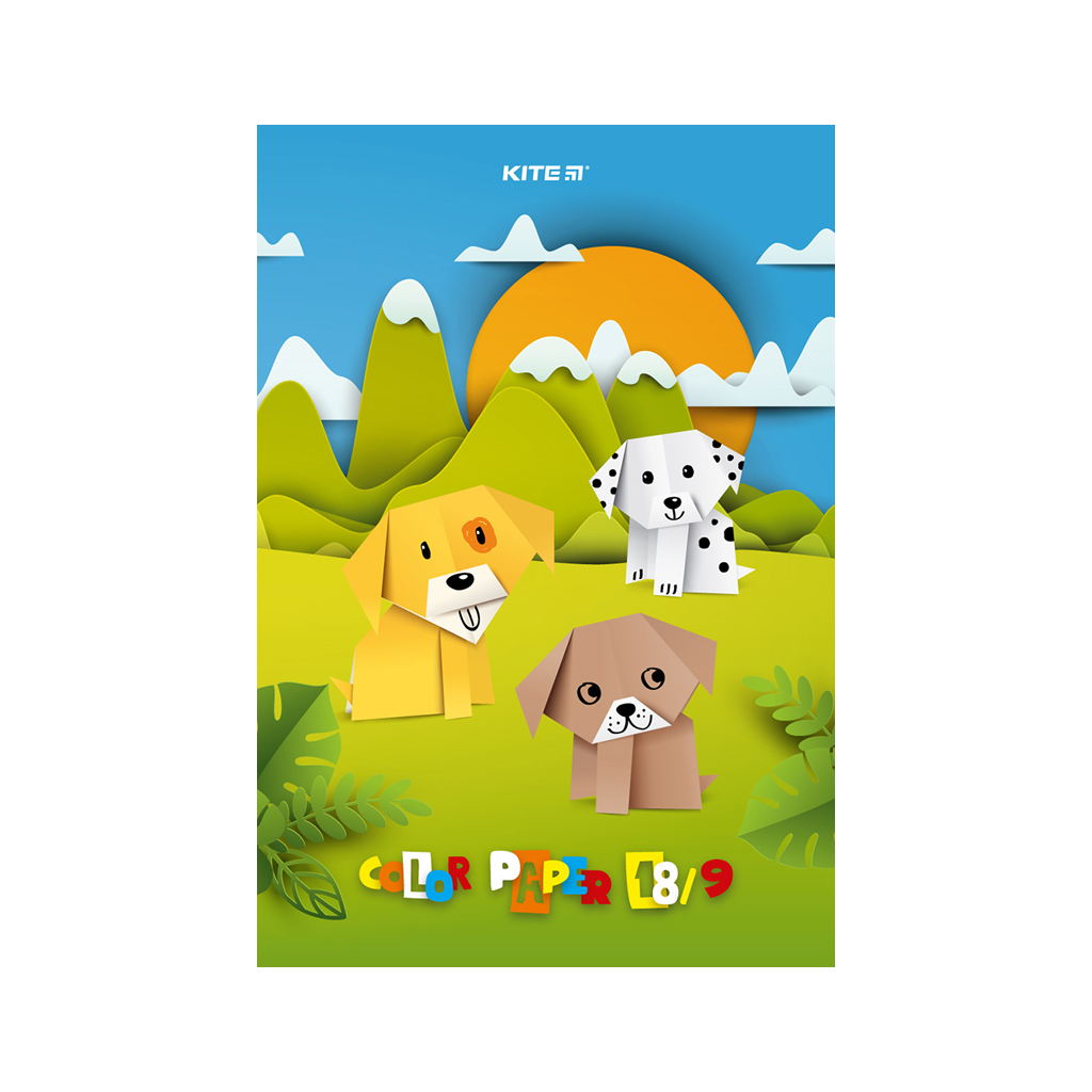 Кольоровий папір Kite А4 односторонній (18 аркушів/ 9 кольорів) в асортименті (K23-1250) - фото 2 Кольоровий папір Kite А4 односторонній (18 аркушів/ 9 кольорів) в асортименті (K23-1250) - фото 2
