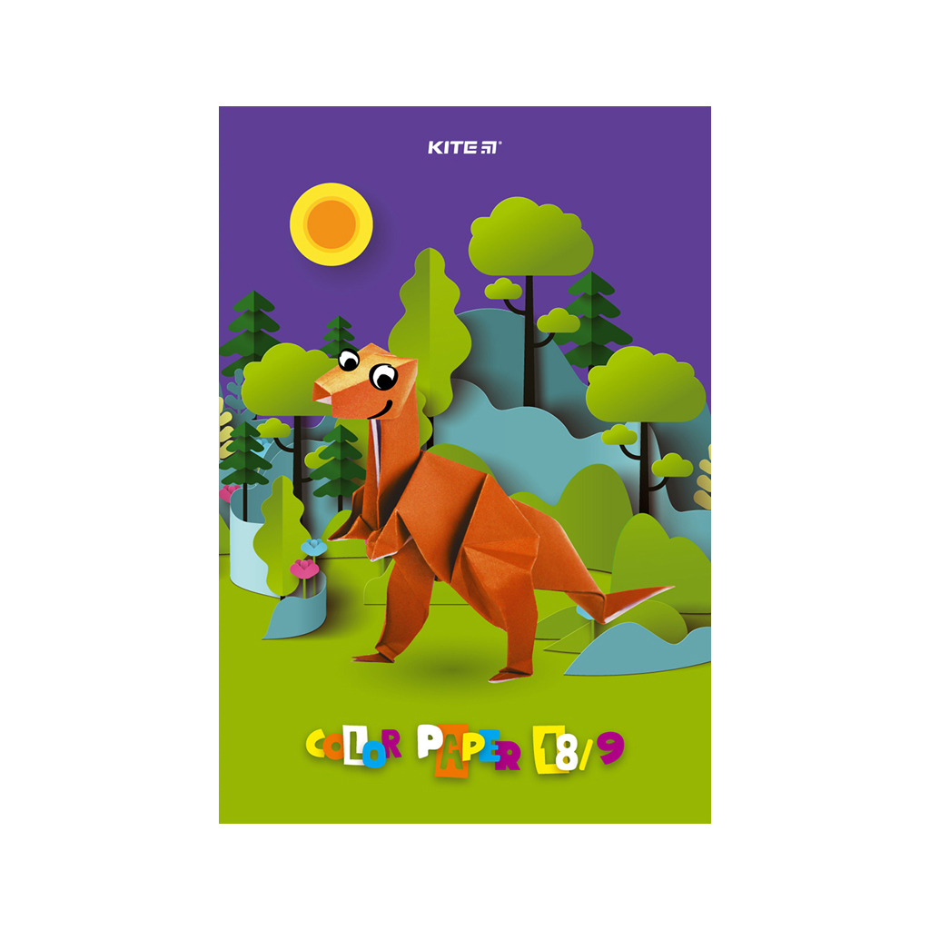Кольоровий папір Kite А4 односторонній (18 аркушів/ 9 кольорів) в асортименті (K23-1250) - фото 3 Кольоровий папір Kite А4 односторонній (18 аркушів/ 9 кольорів) в асортименті (K23-1250) - фото 3