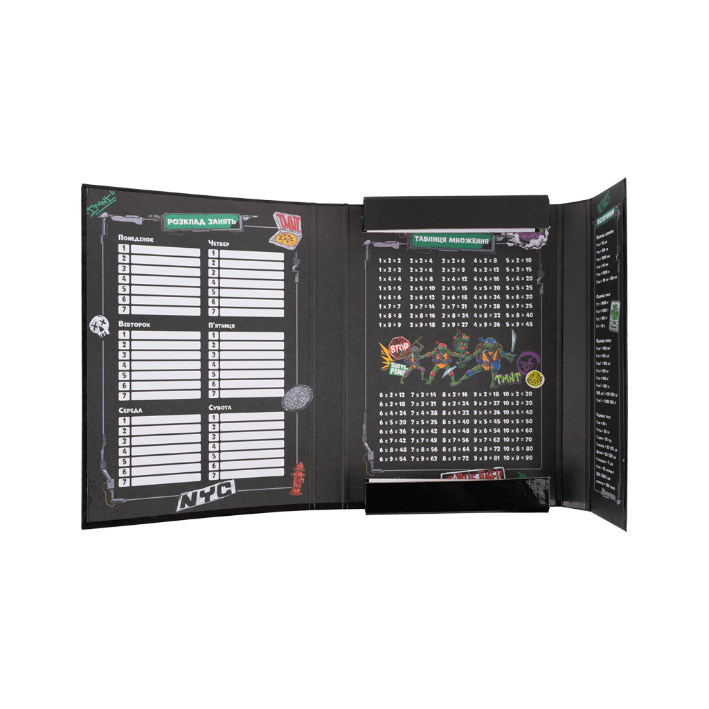 Папка для зошитів Kite В5 на гумці Ninja Turtles (NT25-210) - фото 4 Папка для зошитів Kite В5 на гумці Ninja Turtles (NT25-210) - фото 4