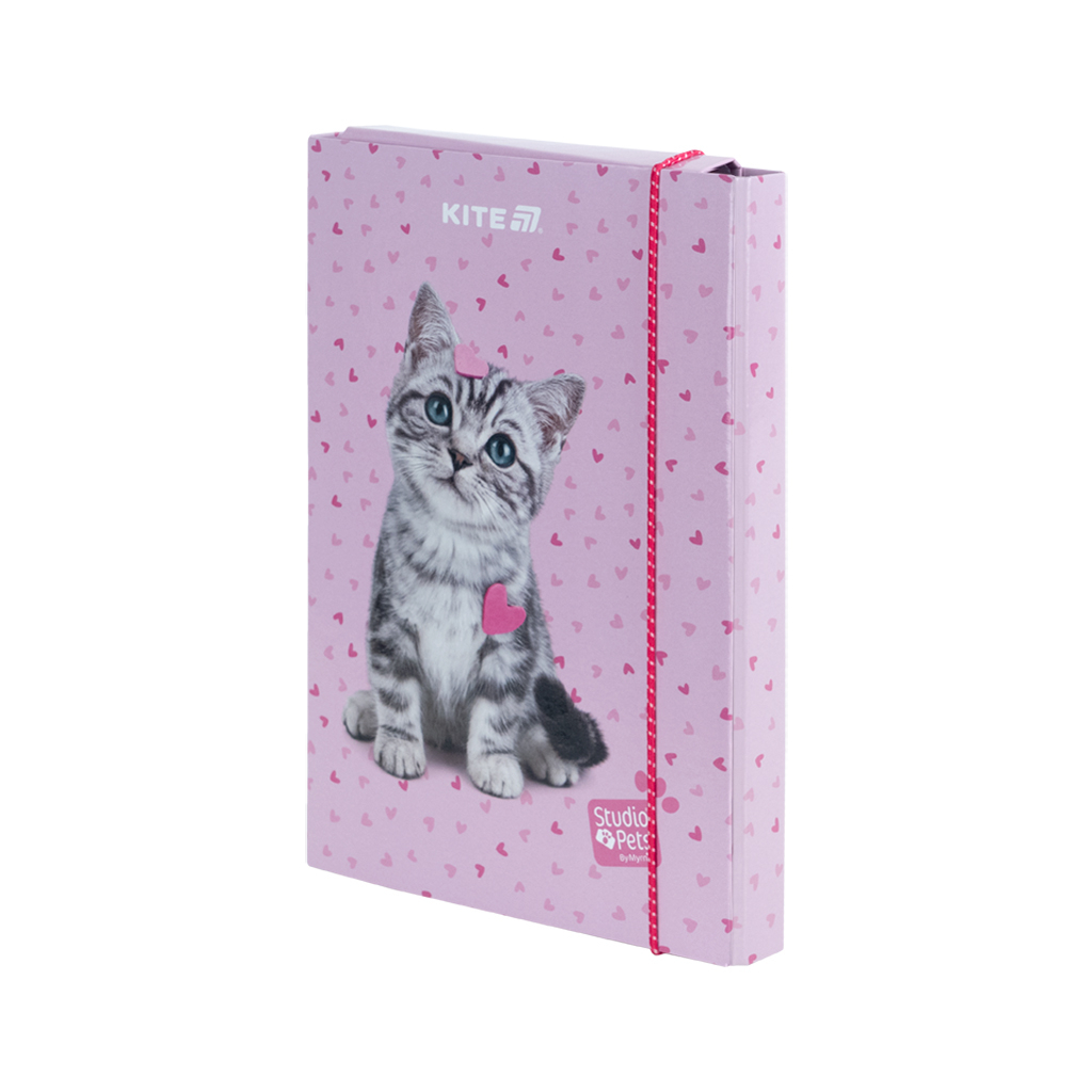 Папка для зошитів Kite В5 на гумці Studio Pets (SP25-210) - фото 1