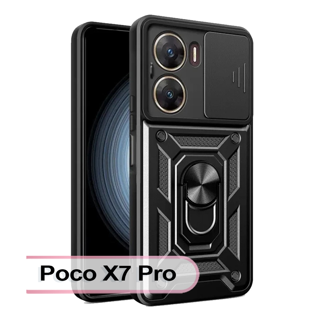 Чохол до мобільного телефона BeCover Military Poco X7 Pro Black (713463) - фото 1