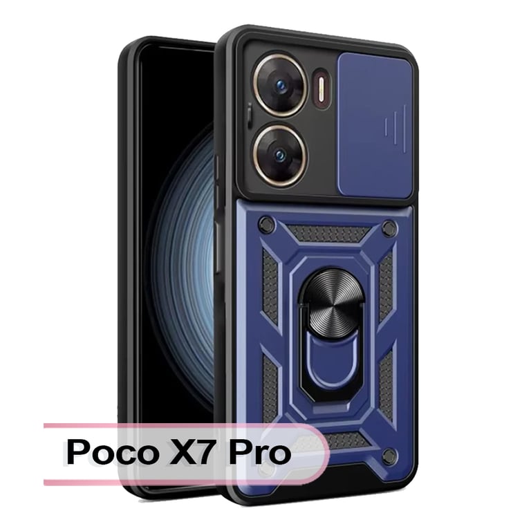 Чохол до мобільного телефона BeCover Military Poco X7 Pro Blue (713464) - фото 1