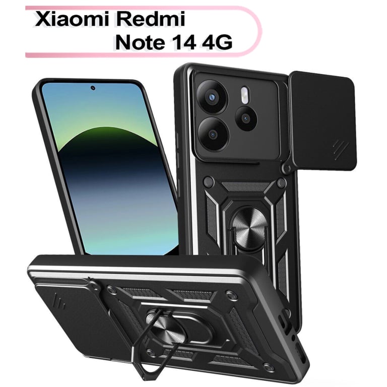 Чохол до мобільного телефона BeCover Military Xiaomi Redmi Note 14 4G Black (713451) - фото 1