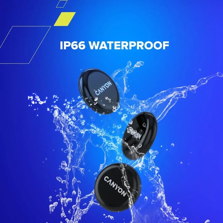 Пошукова система Canyon OnTag 1 Anti-Lost Smart Tracker iOS Black 4-pack (CNE-4XPT01BB) - фото 8