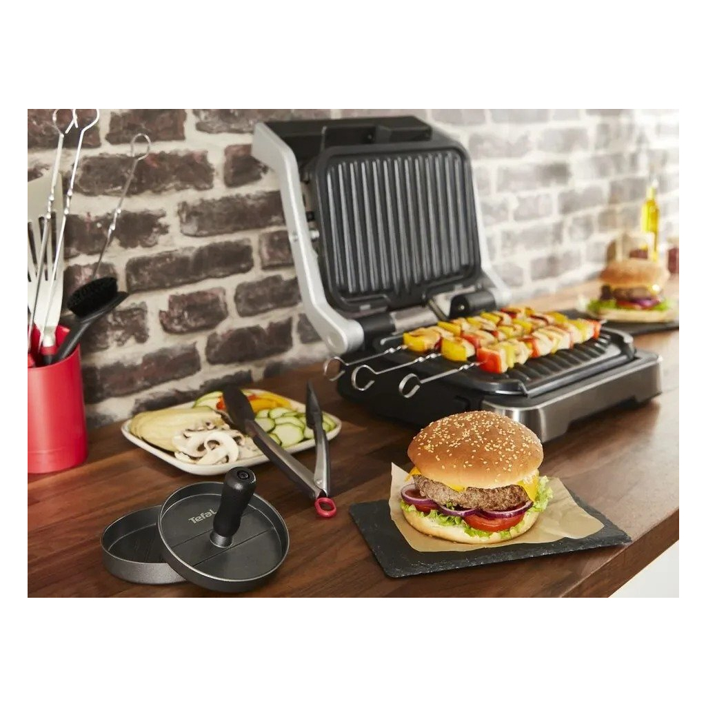 Аксесуар для барбекю Tefal K1851134 Прес для бургерів - фото 4 Аксесуар для барбекю Tefal K1851134 Прес для бургерів - фото 4